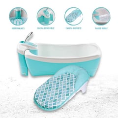 SUMMERS EVE - Bañera Jacuzzi de Lujo para Bebé «LIL LUXURIES» Blue