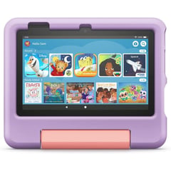 AMAZON - Tablet Fire 7 Kids 12va Gen 2022 - 3 a 7 años - 16GB - Lila