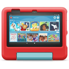AMAZON - Tablet Fire 7 Kids 12va Gen 2022 - 3 a 7 años - 16GB - Rojo