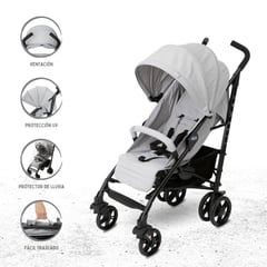 CHICCO - Coche Baston para Bebé «LITE WAY 4» Grey