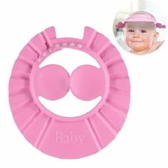 GENERICO - Gorro de baño para bebés Con Protector De Orejas Rosado