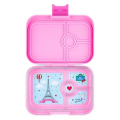 YUMBOX - LONCHERA PANINO - 4 DIVISIONES - Fifi Pink Paris