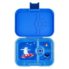 YUMBOX - LONCHERA PANINO - 4 DIVISIONES - Surf Blue Bear