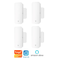 OEM - Sensor Smart WIFI Puerta Ventana compatible con Alexa Pack x 4