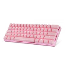 GENERICO - Teclado Gamer Motospeed CK62 Pink