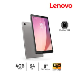 LENOVO - Tablet Tab M8 4ta Gen TB300XU 8 4GB ram 64GB cámara principal 5MP frontal 2MP 4G LTE