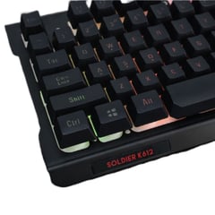 GENERICO - Teclado Membrana Fantech K612 Soldier