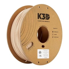 KREAR 3D - Filamento K3D PLA Beige Mate 175mm 1Kg