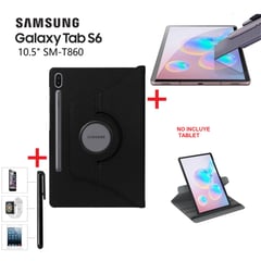 GENERICO - Funda + Mica + Lapiz para Samsung Tab S6 10.5 2019 SM-T860 Flip Cover