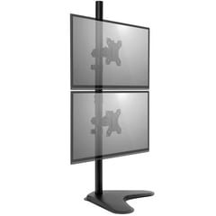 GENERICO - MONTECH - Rack Soporte Vertical Doble Con Base Para 2 Monitores