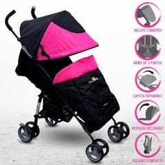 COSCO - Coche Bastón para Bebé »TWIST» PINK