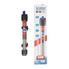 SOBO - Termostato calentador regulable 50 watts para pecera acuario