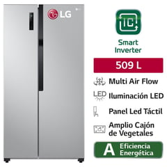 LG - REFRIGERADORA 509L LS51BPP MULTIPLE FLUJO DE AIRE SIDE BY SIDE