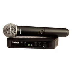 SHURE - BLX24PG58 - Micrófono Dinámico Cardioide Negro