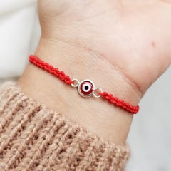 INTUERI - Pulsera Ojo Turco Color Rojo