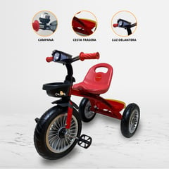 DOUX BEBE - Triciclo Chavo para Niño «TRIKE II» Red