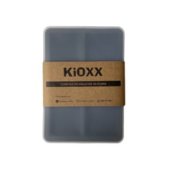 KIOXX - Cubeta de hielo de silicona 6 cavidades Negra