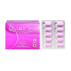 VITAMINA - GESTAVIT DHA - UNIMED - CAJA POR 30 CAPSULAS BLANDAS