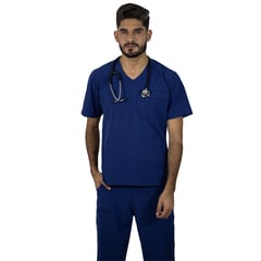 TWELVE - - conjunto scrubJohns - azul acero jaspeado