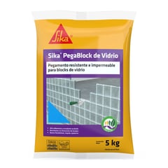 SIKA - Pegamento para bloque de vidrio Pegablock de vidrio x 5kg