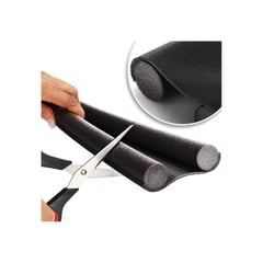 GENERICO - Burlete de Puerta Protector Espuma Flexible 95cm Sonido Polvo Negro