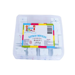 JENSA TOYS - Letras móviles x 115 con compartimentos