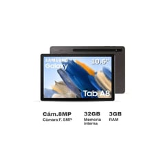 SAMSUNG - Tablet 10.5 Galaxy Tab A8 3Gb 32Gb Sm-X200-Negro