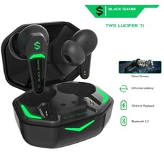 SKULLCANDY - Audífonos Bluetooth Gamer Black Shark Lucifer T1 TWS - NO JIB TRUE