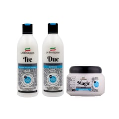 LA BRASILIANA - Kit - Shampoo TRE + Reacondicionador + Magic POS 500 gr.