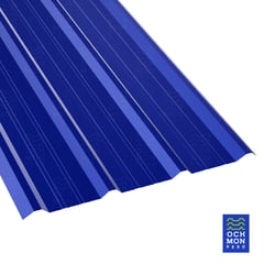 GENERICO - Techos de Aluzinc TR4 AZUL 030mm de 105 cm ancho x 295 cm largo