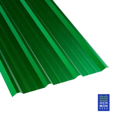 GENERICO - Techos de Aluzinc TR4 Verde 030mm de 105 cm x 295 cm