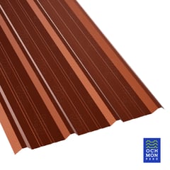 GENERICO - Techos de Aluzinc TR4 MARRON 030mm de 105 cm ancho x 295 cm largo