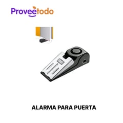 GENERICO - Alarma para Puerta Portátil Color Negro