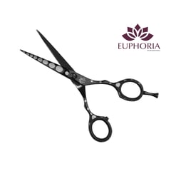 EUPHORIA - Tijeras de corte profesional FILO DE NAVAJA 5.5 Pulgadas de Acero Inoxidable Quirúrgico