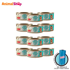 AMITY - Comida De Gato Esterilizado Bacalao Y Atún 80 Gr 12Un