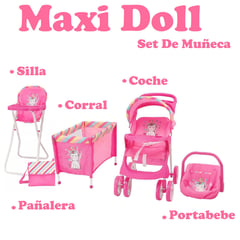 BABY KITS - Set De Muñeca Maxi Doll Para Niña - Unicornio