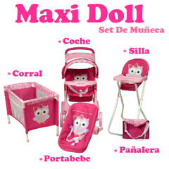 BABY KITS - Set De Muñeca Maxi Doll Para Niña - Buho