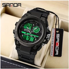 SANDA - Reloj Hombre Deportivo Análogo Digital con Cronógrafo 6024