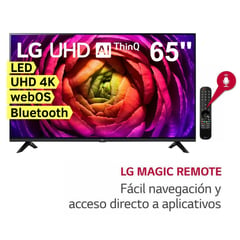 LG - Televisor LG 65"  Led Ultra HD 4K con ThinQ AI 65UR7300PSA