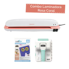 LIDEART - COMBO LAMINADORA TERMICA CL-1223 LUMINOS Y MINI CINCH