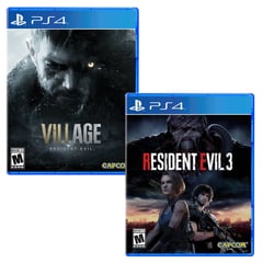 Resident evil village + Resident evil 3 ps4