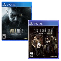 SONY - Resident evil village Resident evil origins collection ps4