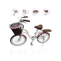 PREMIER - Bicicleta Campera Aro 20 para Niñas »VINTAGE» Pink