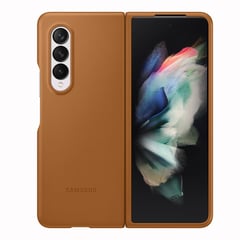 Case de Cuero Galaxy Z Fold 3 (Mostaza)