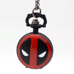 GENERICO - Deadpool collar Factory Reloj Bolsillo Super Heroe