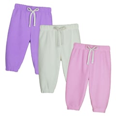 LITTLE SWEET - Pantalón Bebé Niña Micropolar Pack x 3