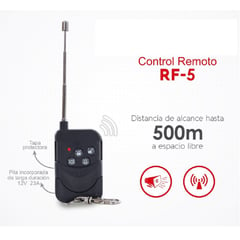 GENERICO - Control Remoto para panel alarma Linseg RF5 500 mtrs