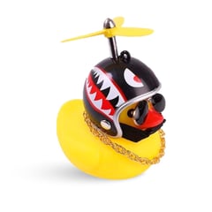 GENERICO - Patito Motero Biker Con Led Sonido Varios Modelos Auto Moto