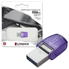 KINGSTON - Memoria USB Duo 256GB USB 3.2