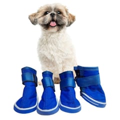 GENERICO - Zapatos para perro botas Talla XS - azul